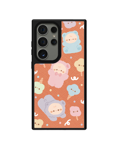 Android Leather Grip - Cotton Teddy