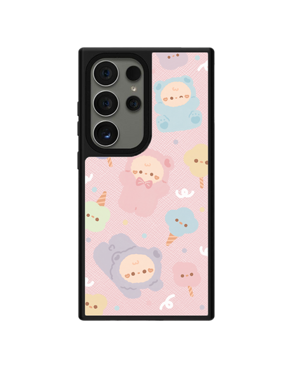 Android Leather Grip - Cotton Teddy
