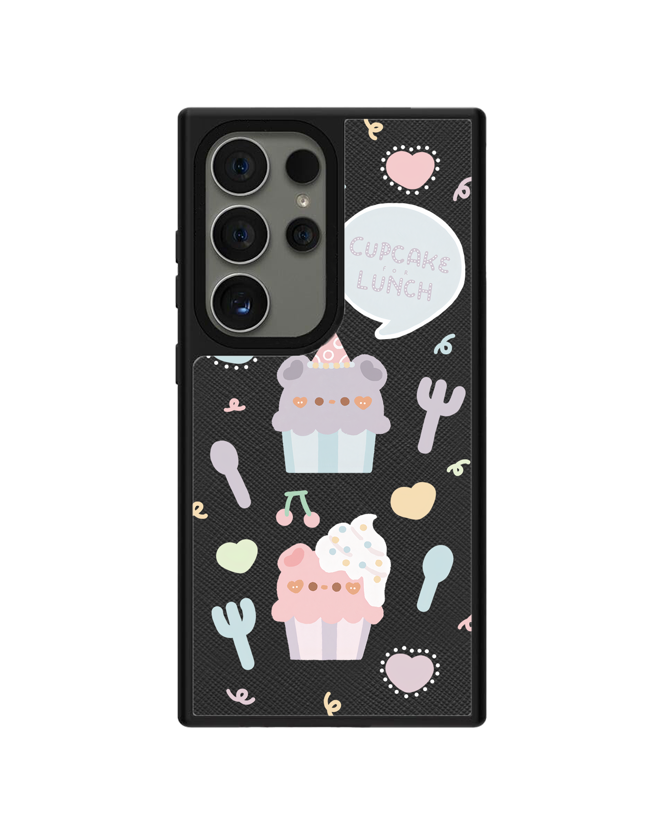 Android Leather Grip Case - Cupcake