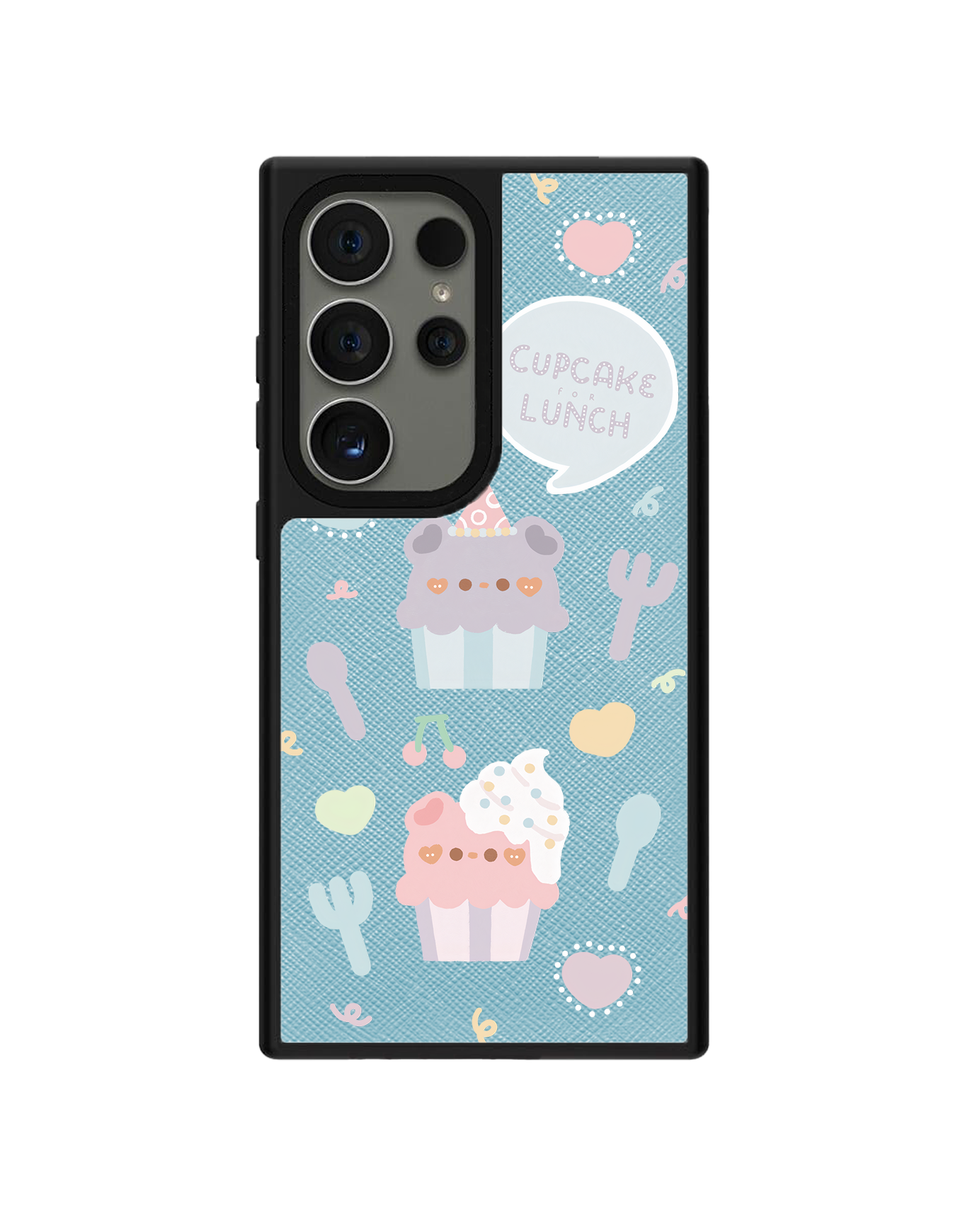 Android Leather Grip Case - Cupcake