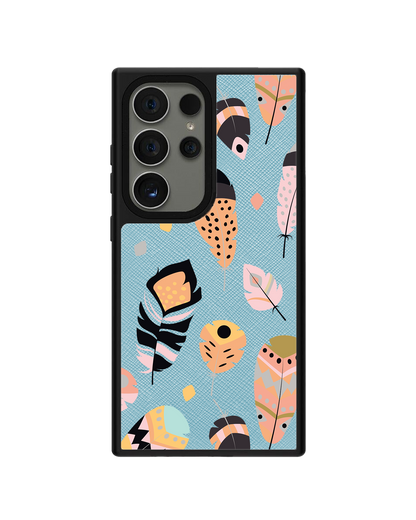 Android Leather Grip - Feathers