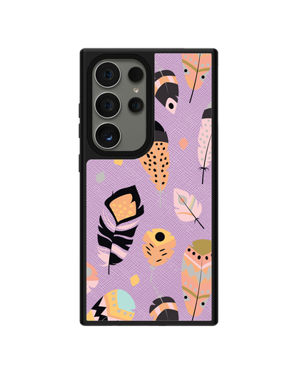 Android Leather Grip - Feathers