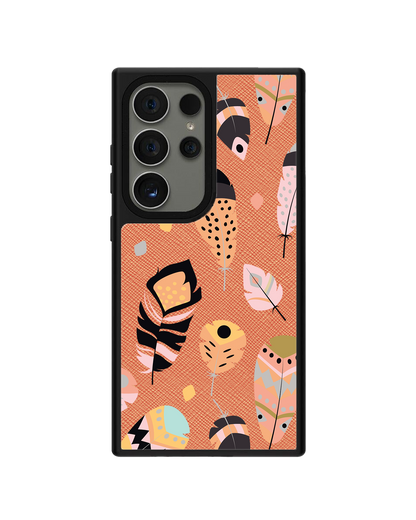 Android Leather Grip - Feathers