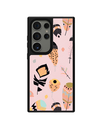 Android Leather Grip - Feathers