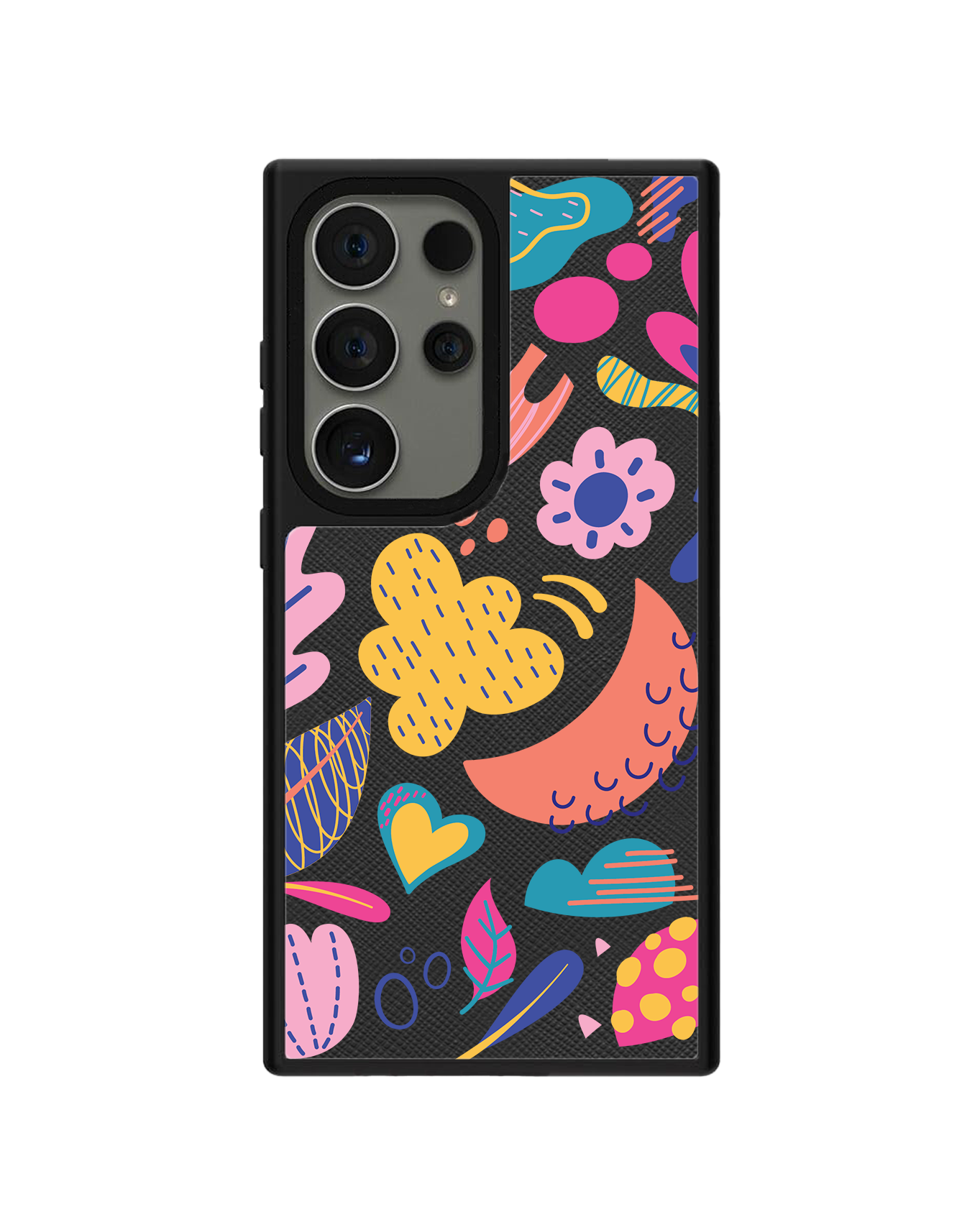 Android Leather Grip Case - Florals