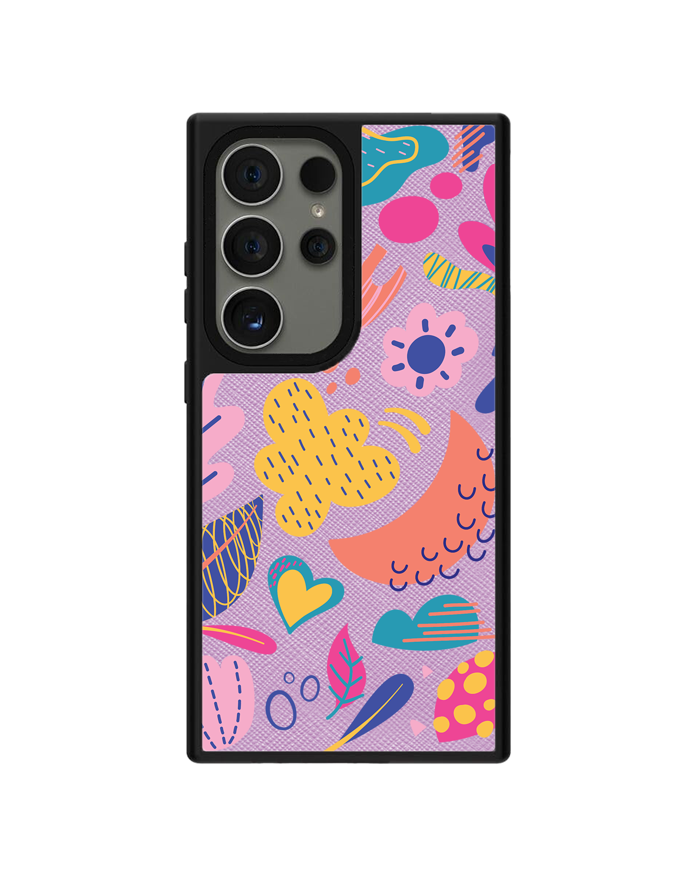 Android Leather Grip Case - Florals