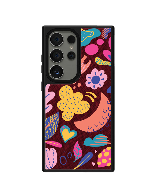 Android Leather Grip Case - Florals