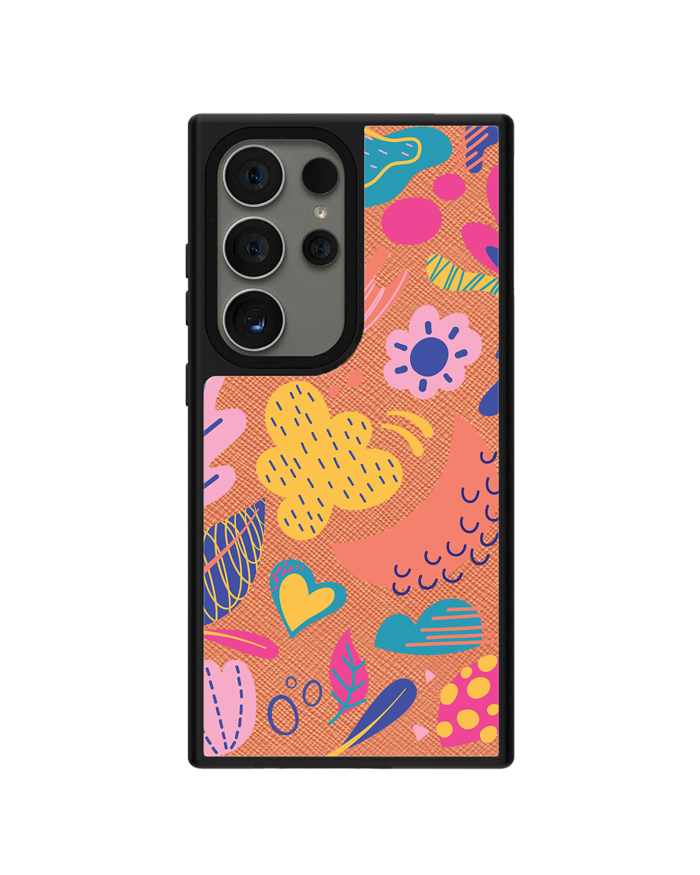 Android Leather Grip Case - Florals