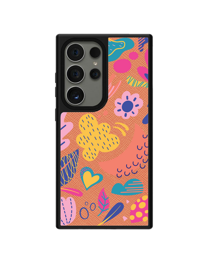 Android Leather Grip - Florals