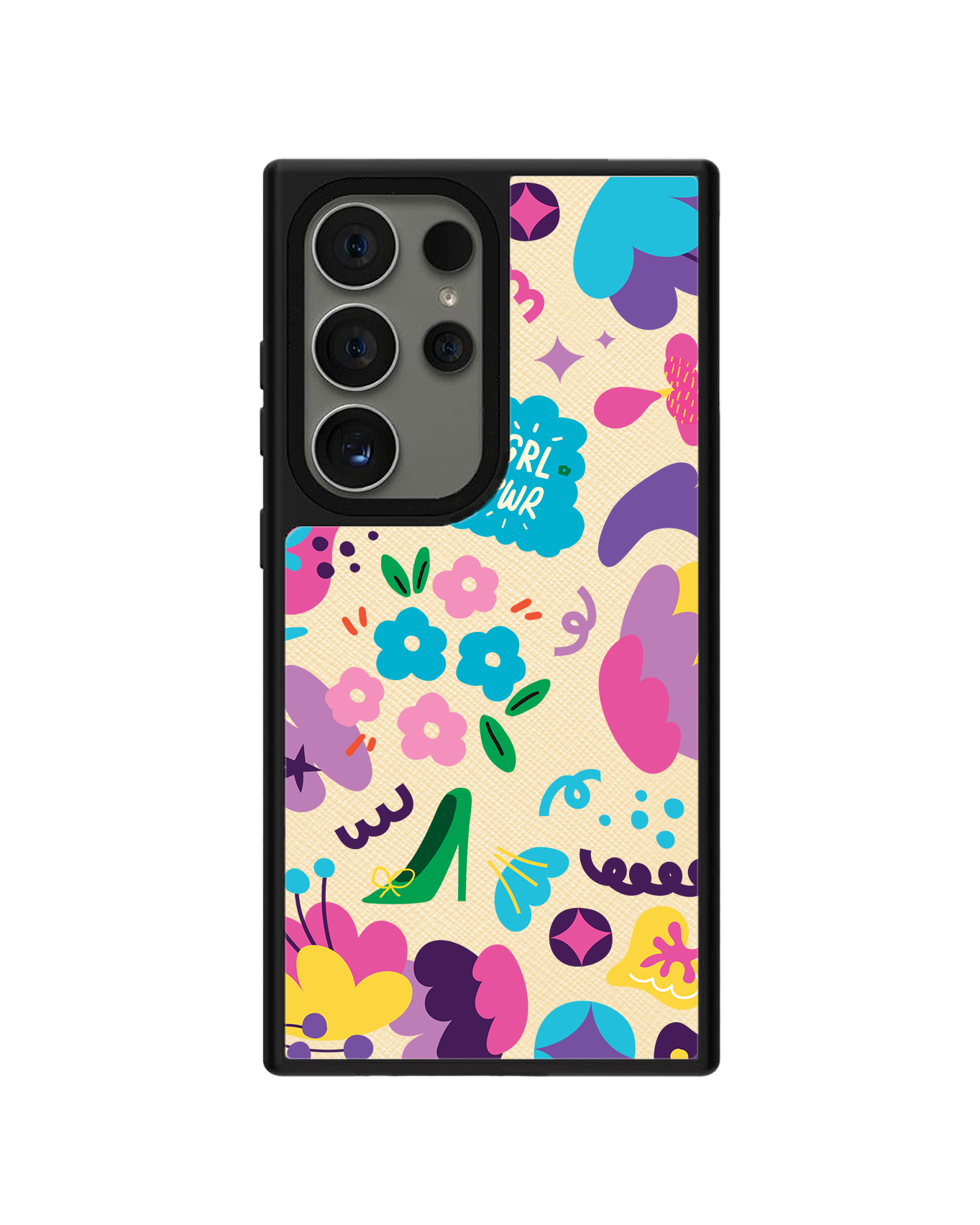 Android Leather Grip Case - Girl Power 1.0