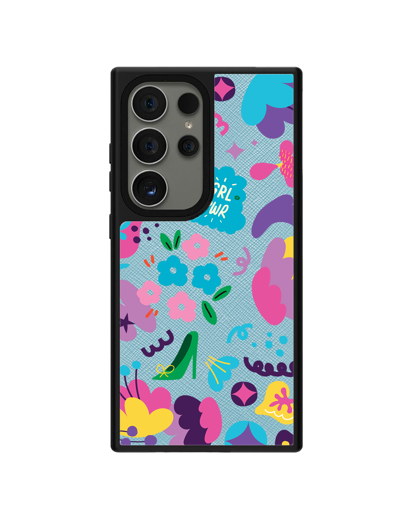 Android Leather Grip Case - Girl Power 1.0