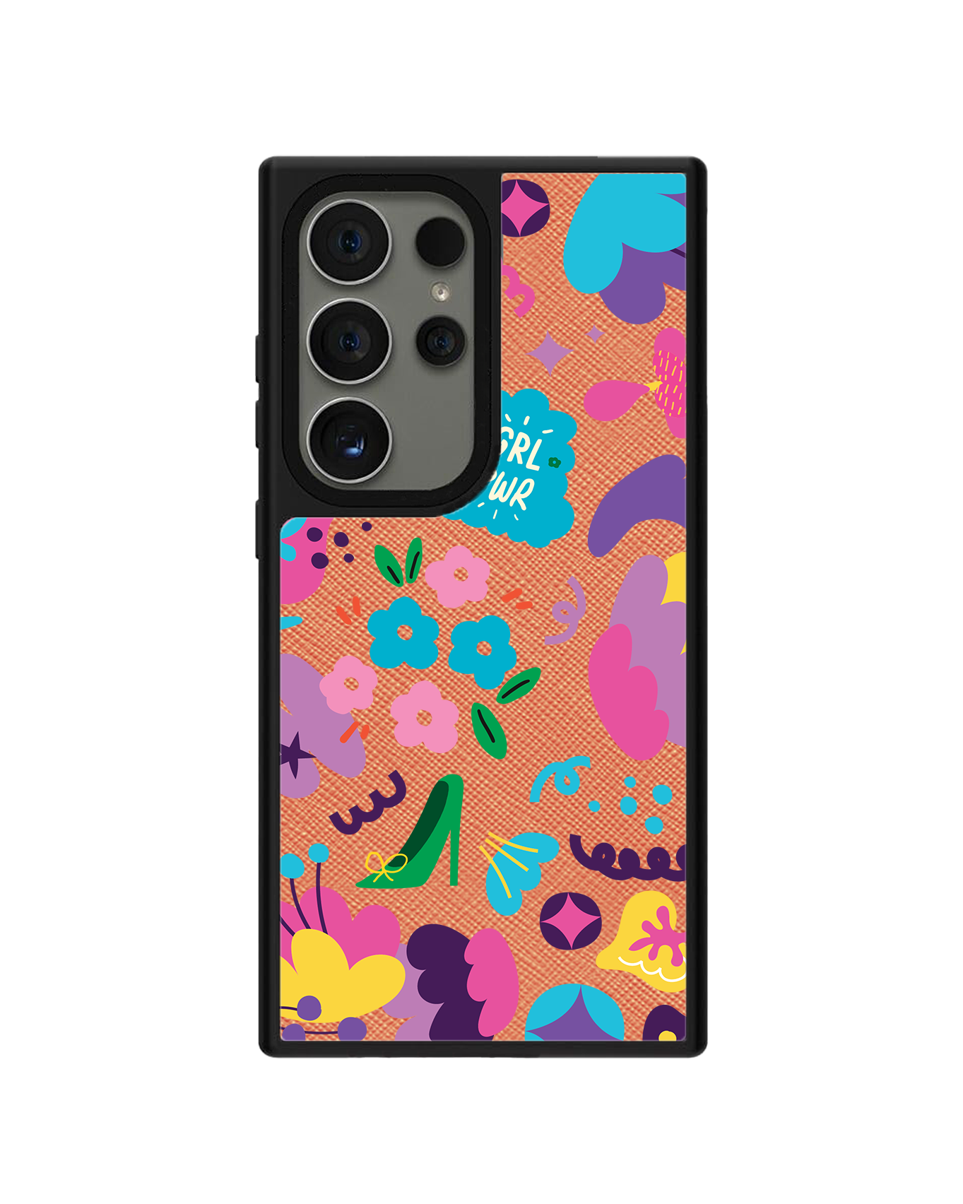 Android Leather Grip Case - Girl Power 1.0