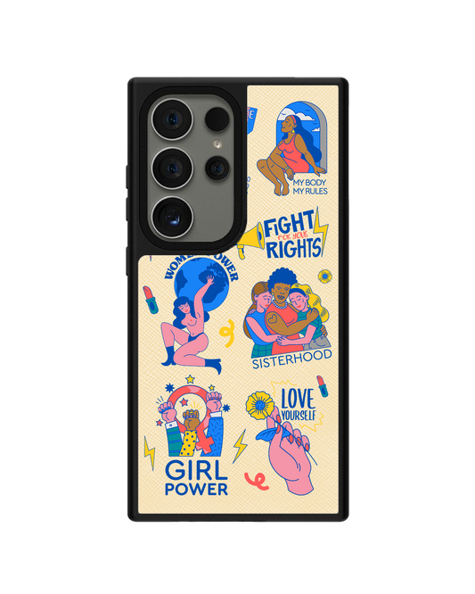 Android Leather Grip Case - Girl Power 2.0