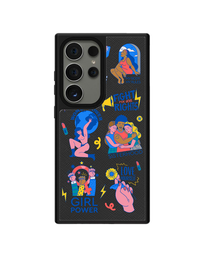 Android Leather Grip - Girl Power 2.0