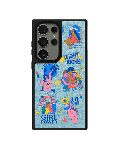 Android Leather Grip - Girl Power 2.0