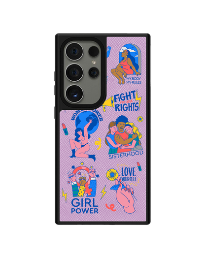 Android Leather Grip - Girl Power 2.0