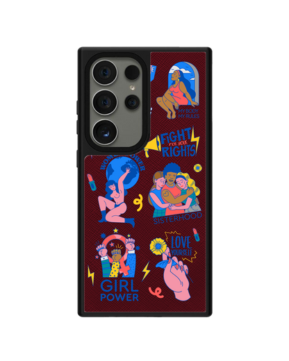 Android Leather Grip - Girl Power 2.0