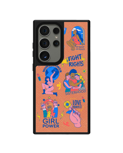 Android Leather Grip - Girl Power 2.0
