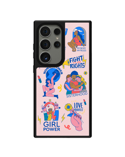 Android Leather Grip - Girl Power 2.0