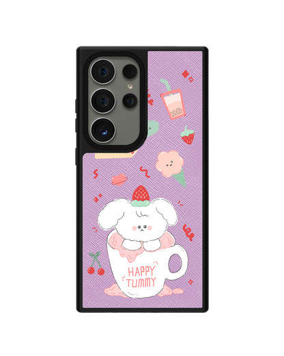 Android Leather Grip - Happy Tummy