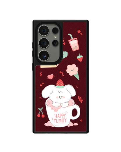 Android Leather Grip - Happy Tummy