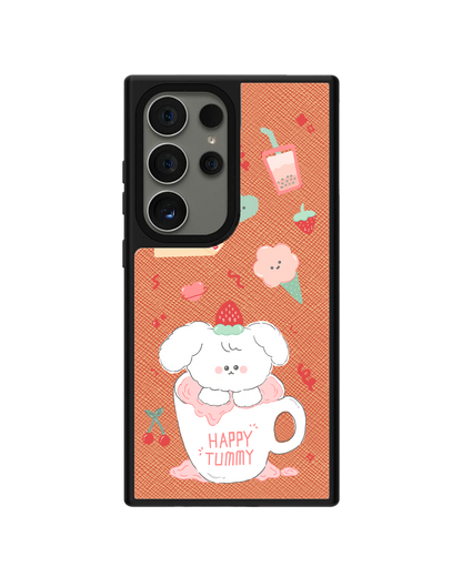 Android Leather Grip - Happy Tummy