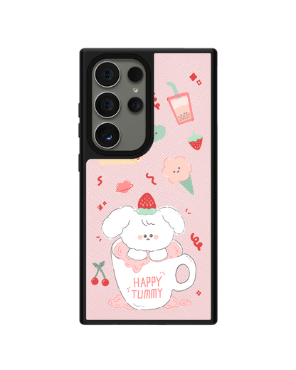 Android Leather Grip - Happy Tummy
