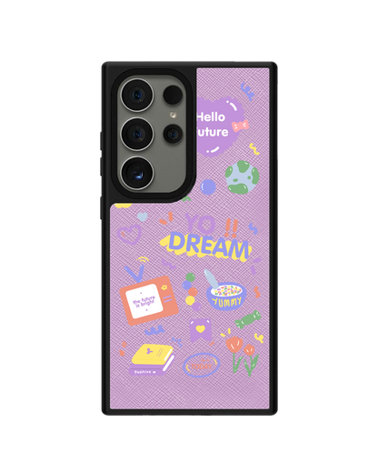 Android Leather Grip - Hello Future