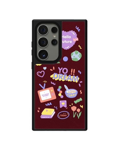 Android Leather Grip - Hello Future