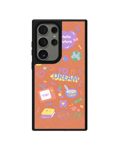 Android Leather Grip - Hello Future