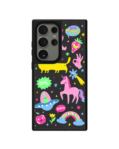 Android Leather Grip - Monster Say Good Mood