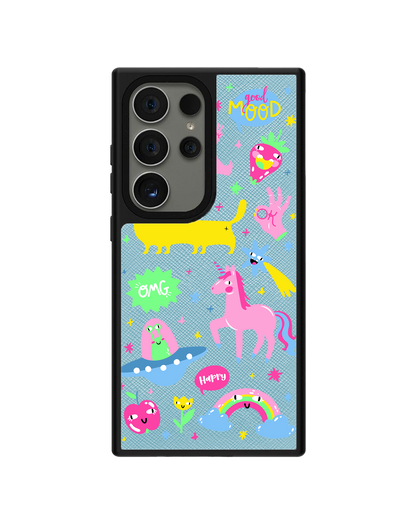 Android Leather Grip - Monster Say Good Mood
