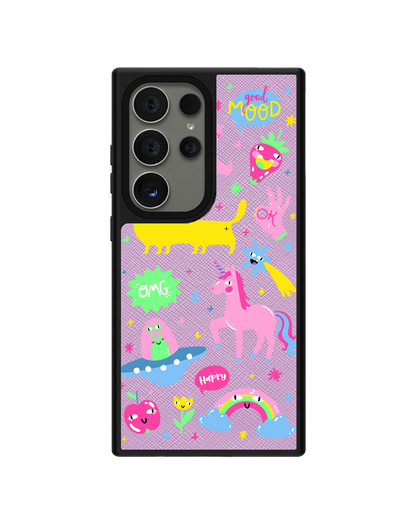 Android Leather Grip - Monster Say Good Mood