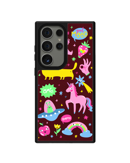 Android Leather Grip - Monster Say Good Mood