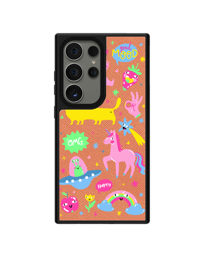 Android Leather Grip - Monster Say Good Mood