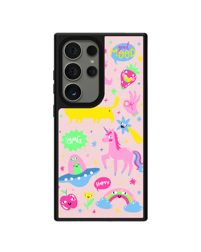 Android Leather Grip - Monster Say Good Mood