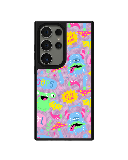 Android Leather Grip - Monster Say Keep Going
