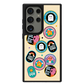 Android Leather Grip Case - Monster Sticker Pack