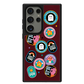 Android Leather Grip Case - Monster Sticker Pack