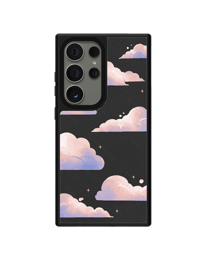 Android Leather Grip - Pastel Clouds