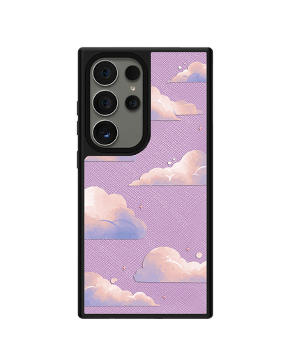 Android Leather Grip - Pastel Clouds