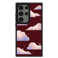 Android Leather Grip Case - Pastel Clouds