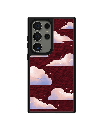Android Leather Grip - Pastel Clouds