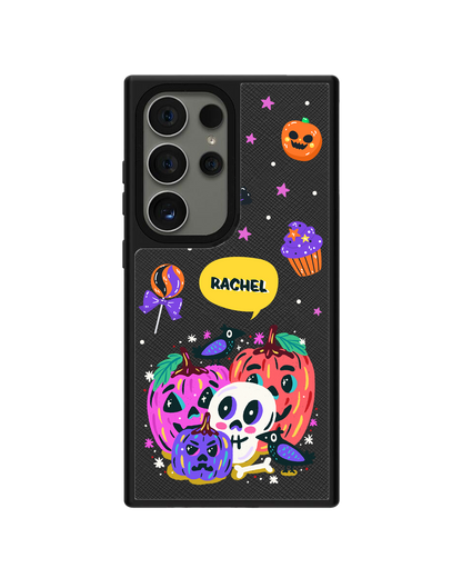 Android Leather Grip - Pumpkin Monster