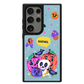 Android Leather Grip Case - Pumpkin Monster