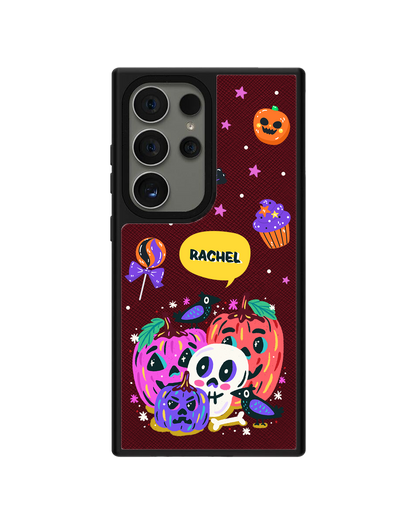 Android Leather Grip - Pumpkin Monster