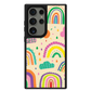 Android Leather Grip Case - Rainbow