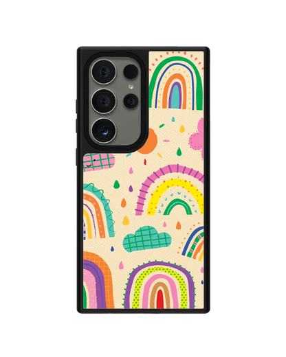 Android Leather Grip - Rainbow