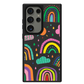 Android Leather Grip Case - Rainbow