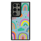 Android Leather Grip Case - Rainbow